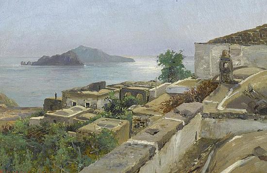 Franz Schreyer View of Capri